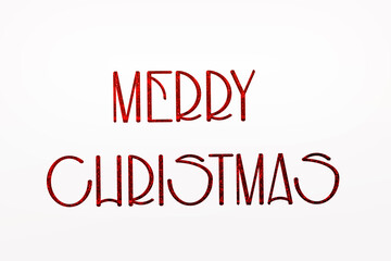 Merry christmas hand lettering calligraphy isolated on background. Vector holiday illustration element. Merry Christmas script calligraphy	