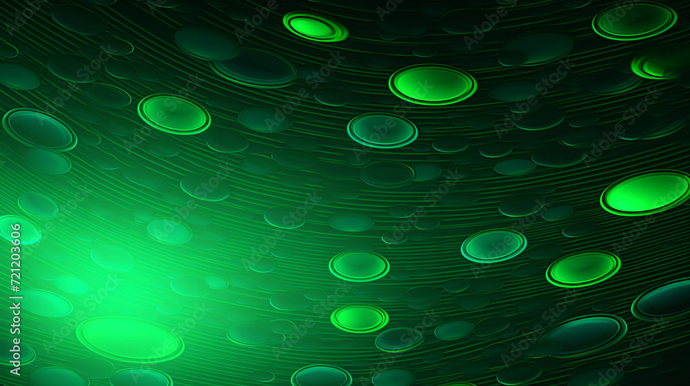 Poster green circle pattern background image.