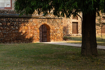 Humayun's Tomb inside in New Delhi, India