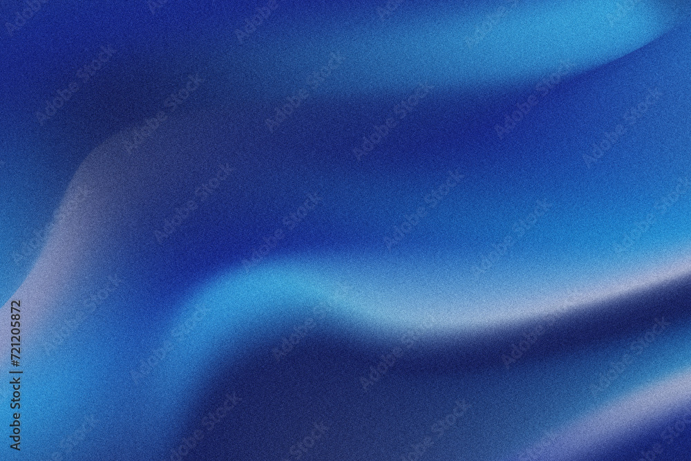 Poster bright blue abstract background with grain noise texture effect. flowing blue color backdrop.