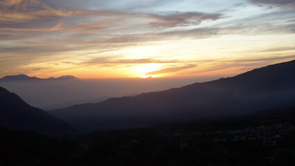 Sunrise in The Mountains