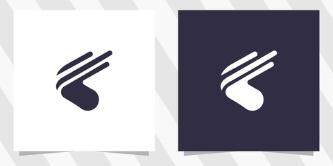 letter k logo design vector