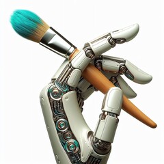 Robotic Hand with Artistic Brush Concept