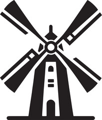 Traditional Windmill Icon