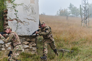 In a high stakes mission, a specialized military unit executes a tactical operation to secure a...