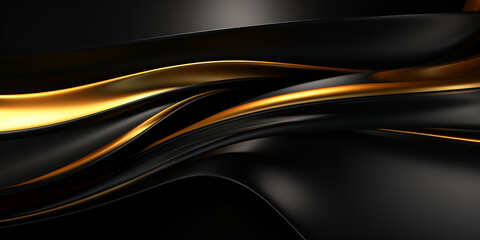 Black and gold wallpaper, gold background