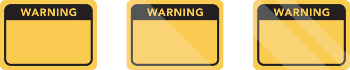 Caution warning, sign, warning background. Vector illustration
