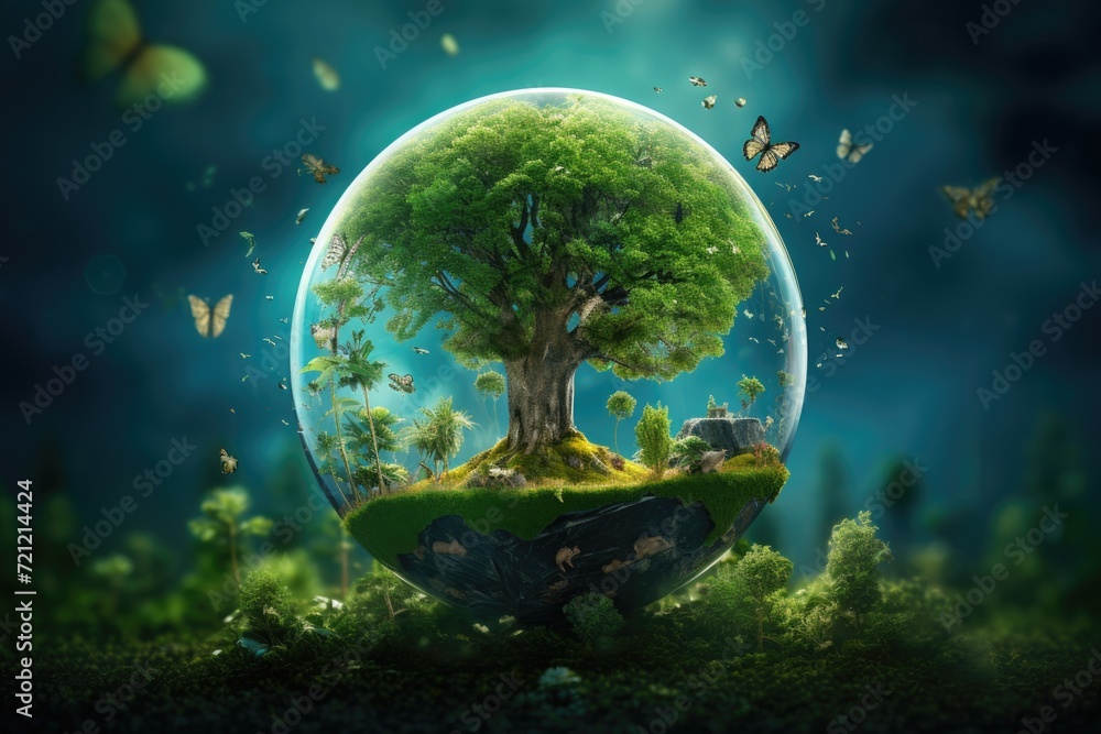 Poster tree growth technology convergence green computing it ethics.