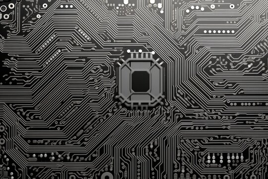 Printed circuit board background for computer technology.