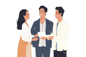 若いスタッフたちの語らい風景-1
