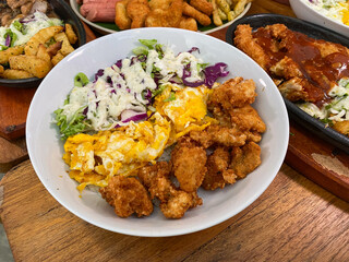 chicken wings with rice