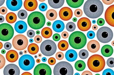 Fototapeta premium gray, brown, green, blue eyes background. colorful eyes background