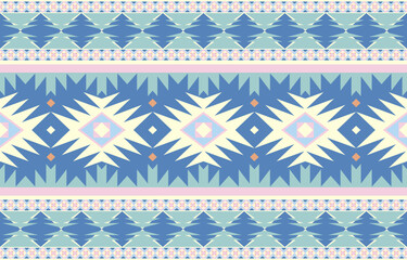 Aztec, Navajo geometric seamless pattern. Native American Southwest print. Ethnic design wallpaper, fabric, cover, textile, rug, blanket.