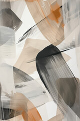 Abstract Brush Stroke Seamless Pattern. Perfect for background, wallpaper, wall art, textile, cover, print media, packaging.