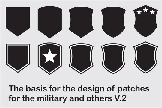 A set of graphics for creating patches for the military, bikers and the like V2