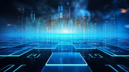 Digital data processing in the virtual cloud abstract