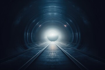 Scifi/mystery concept image: Light at Tunnels End