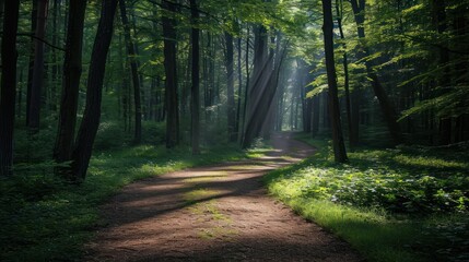 Obraz premium A Path Through The Forest