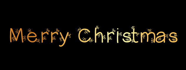 Merry christmas hand lettering calligraphy isolated on white background. Vector holiday illustration element. Merry Christmas script calligraphy	