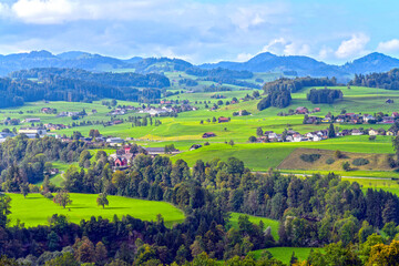 Gemeinde Lütisburg im Kanton St. Gallen (Schweiz)	