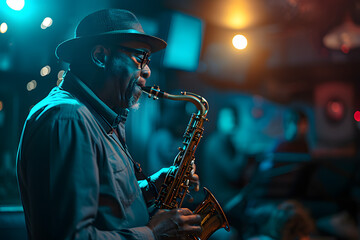Jazz Saxophonist Performing for Black History Month