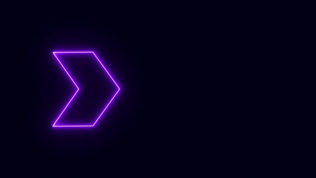 Direction arrow loading bar animation