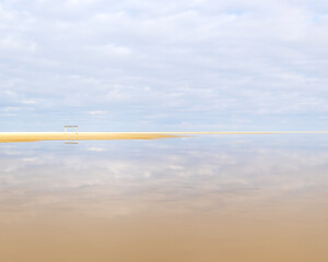 Wintertag am Strand von Sankt-Peter-Ording