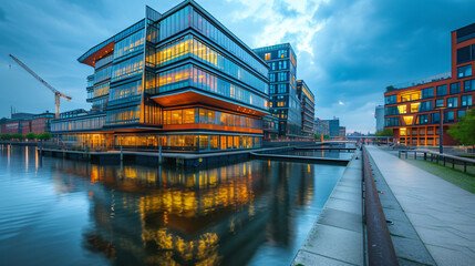 Germany Hamburg office building Dockland