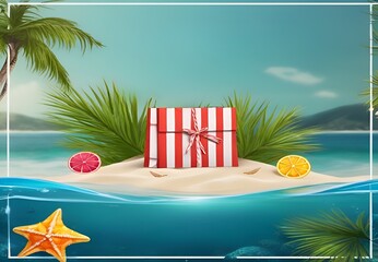 Obraz premium Summer Shopping Event Banner