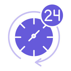 24 hours Icon of Emergency Services iconset.