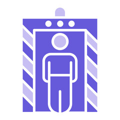 Metal Detector Icon of Emergency Services iconset.