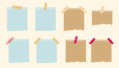 Memo notes icons