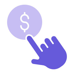 Cost Per Click Icon of Digital Marketing iconset.