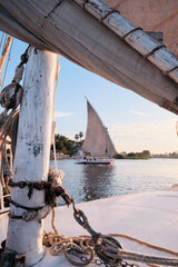 Sailing on the nile river, Aswan