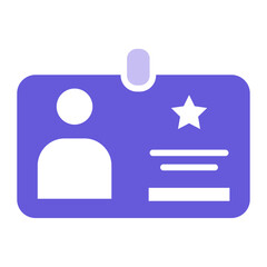 Fototapeta premium Member Card Icon of Shopping Friday iconset.