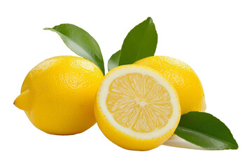 Whole fruit and a half of lemons