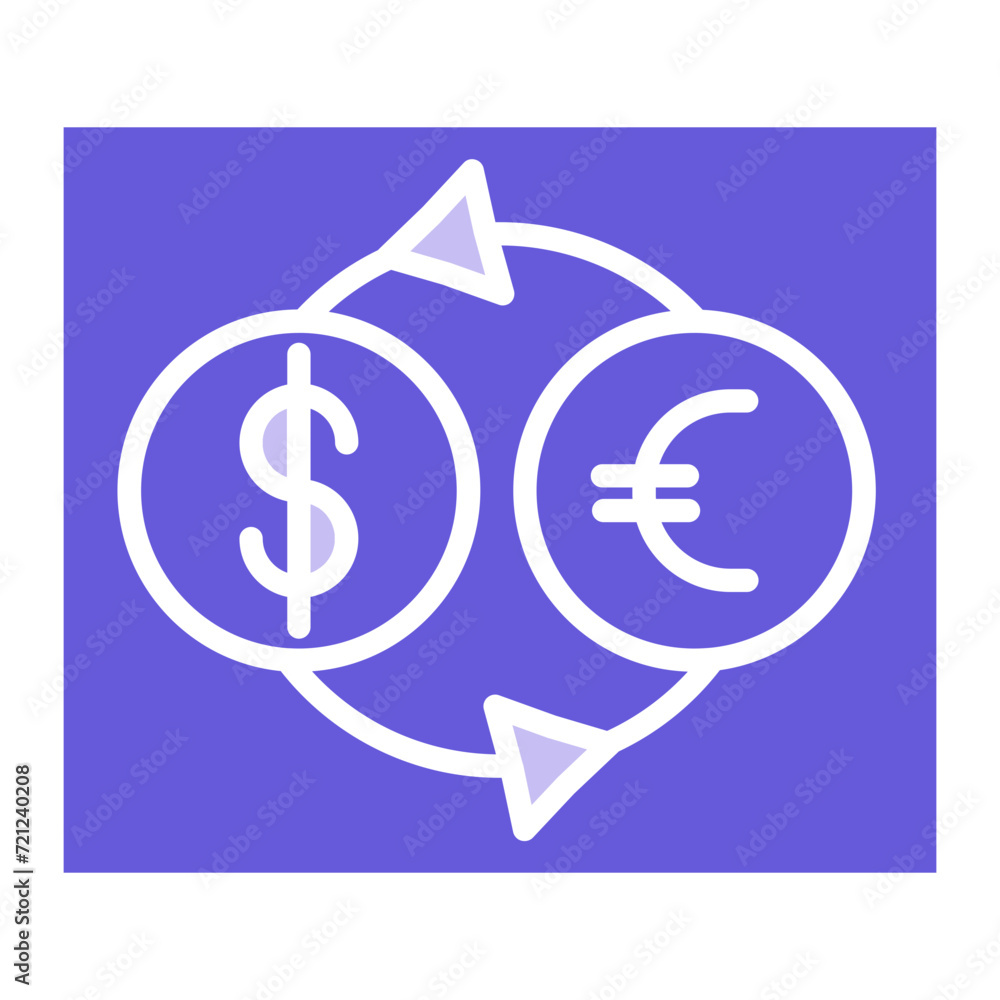 Wall mural Currency Exchange Icon of Business and Office iconset.