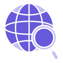 Global Search Icon of Seo and Web iconset.