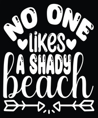 Naklejka premium no one likes a shady beach