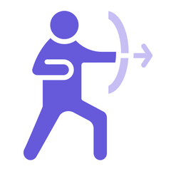 Archer Icon of Physical Fitness iconset.