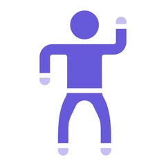 Person Exercising Icon of Physical Fitness iconset.