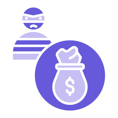 Robbery Icon of Crime and Law iconset.