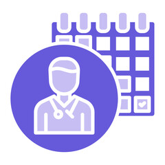 Doctor Visit Day Icon of Medicine iconset.