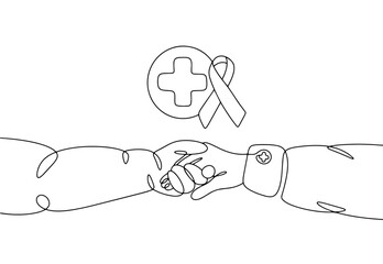 Lymphedema. Hand. Medicine. Doctor. Sick
