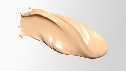 Obraz premium Cosmetic Makeup Smudge, Smear, or Swipe Isolated