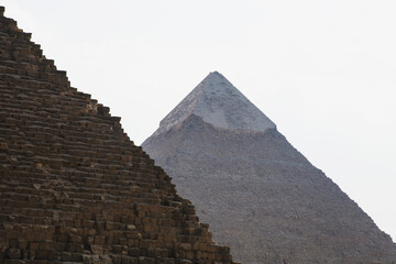 very nice footage of pyramid of giza pyramid