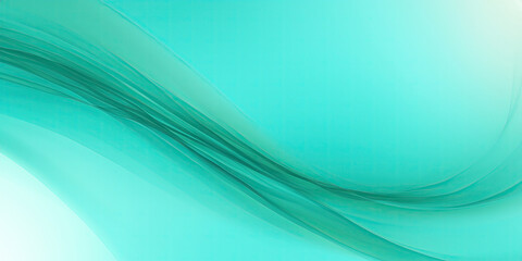 Colorful mint background with abstract shape glowing in ultraviolet spectrum, curvy neon lines, futuristic energy concept
