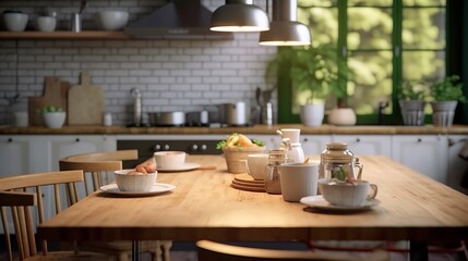 Fototapeta na wymiar Kitchen Designs for a Modern Home: Modular Kitchen