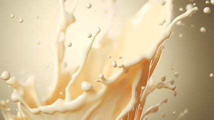 Milk Splash Close-Up Drink Concept Package

