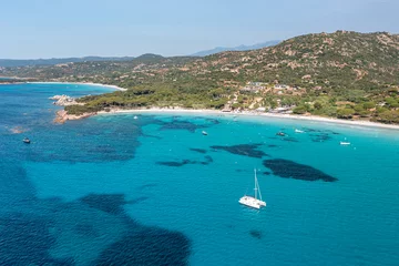 Foto auf Acrylglas Palombaggia Strand, Korsika Gorgeous Palombaggia Beach, Corsica, France 
